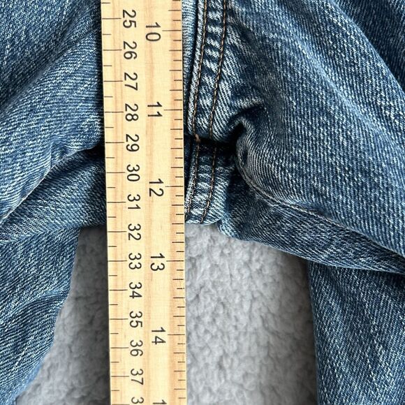 Eddie Bauer Fleece Lined Jeans Mens 38 X 32 Relaxed Fit Denim Outdoor Hunting - Picture 7 of 16